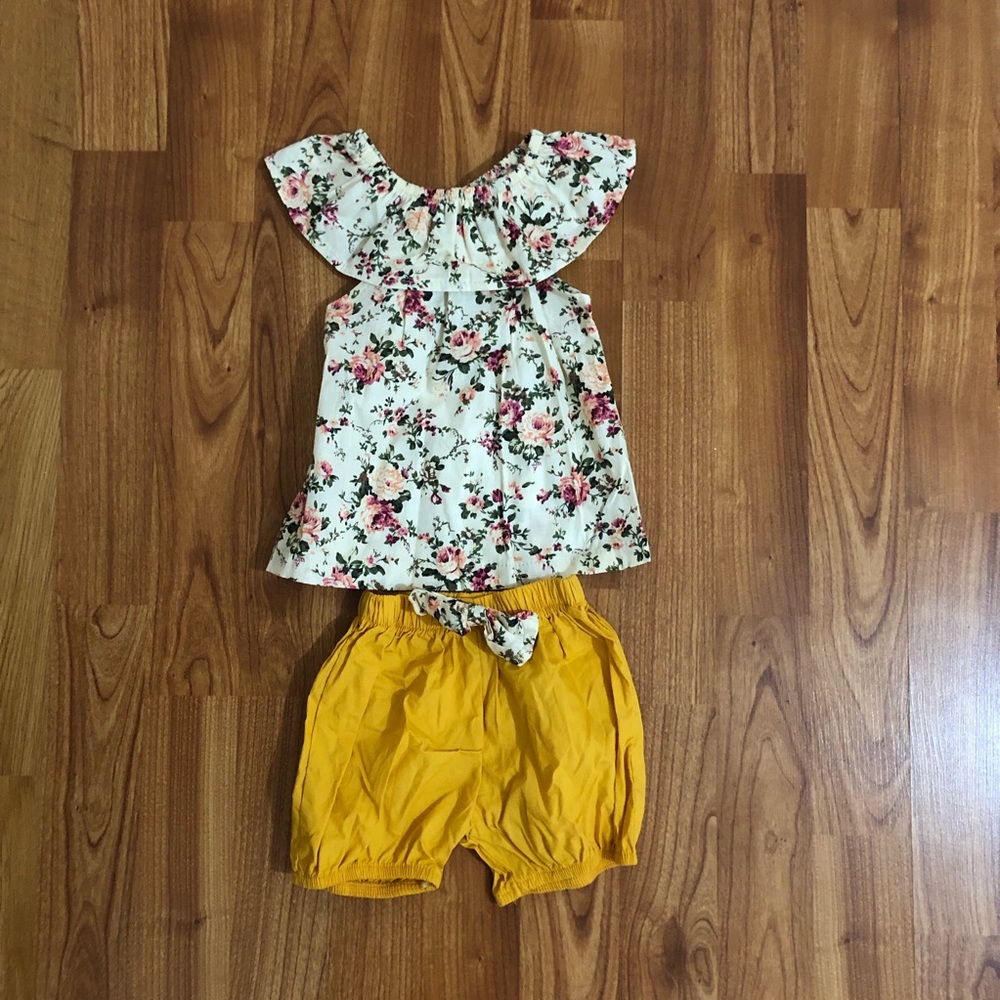 2 Piece Top and Short Set